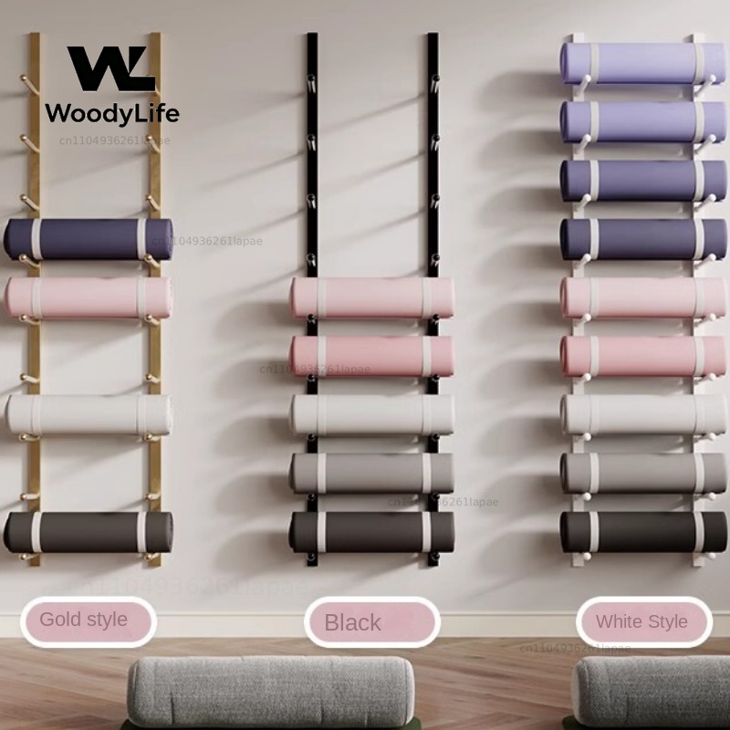 Pilates Yoga Garage - Studio Wall Rack Large Capacity Hanging