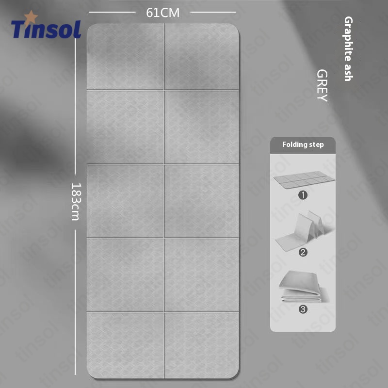 Pilates Yoga Matte - TINSOL Foldable Yoga Mat Eco Friendly