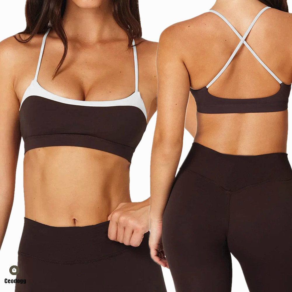 Pilates Yoga Wear - Pad Yoga Bra For Women Pants