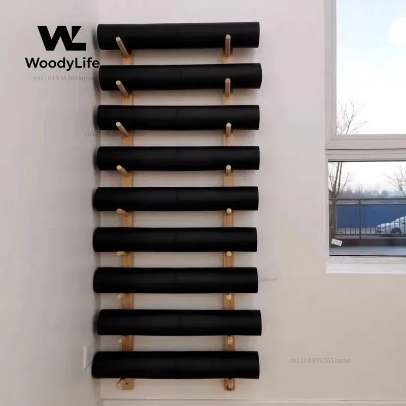 Studio Wall Rack Large Capacit - Pilates Yoga Garage ulasan dan harga