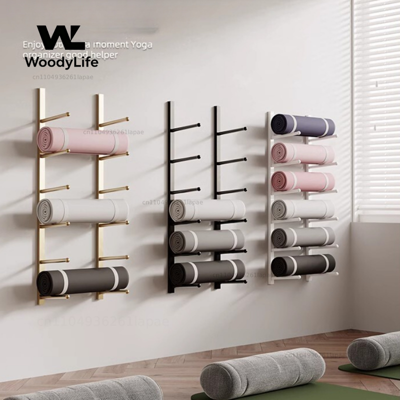 Studio Wall Rack Large Capacit - Pilates Yoga Garage ulasan dan harga