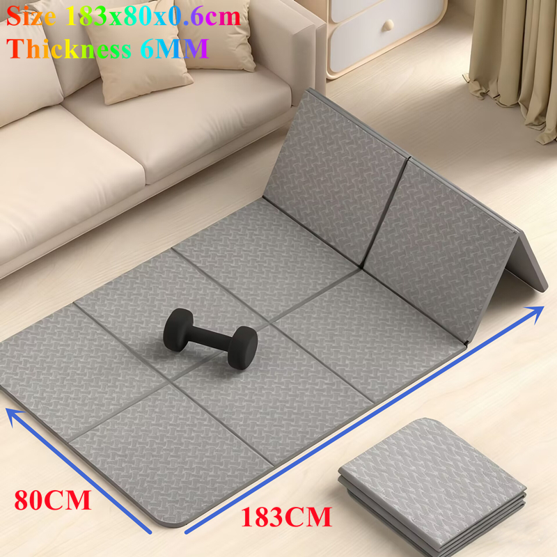 Fold Yoga Mat Anti-skid 1830×6 - Pilates Yoga Matte ulasan dan harga