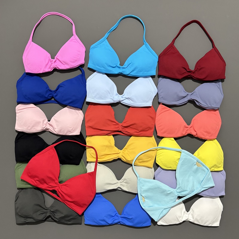 Sports Strappy Bra Yoga Underw - Pilates Yoga Wear ulasan dan harga