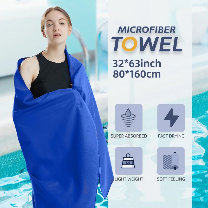 Microfiber Towel Quick Dry Tow - Pilates Yoga Towel ulasan dan harga