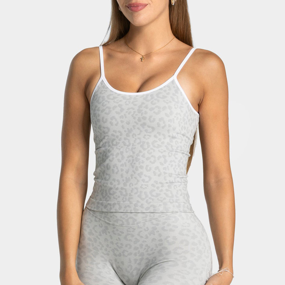 Sexy Leopard Print Yoga Tank T - Pilates Yoga Wear ulasan dan harga