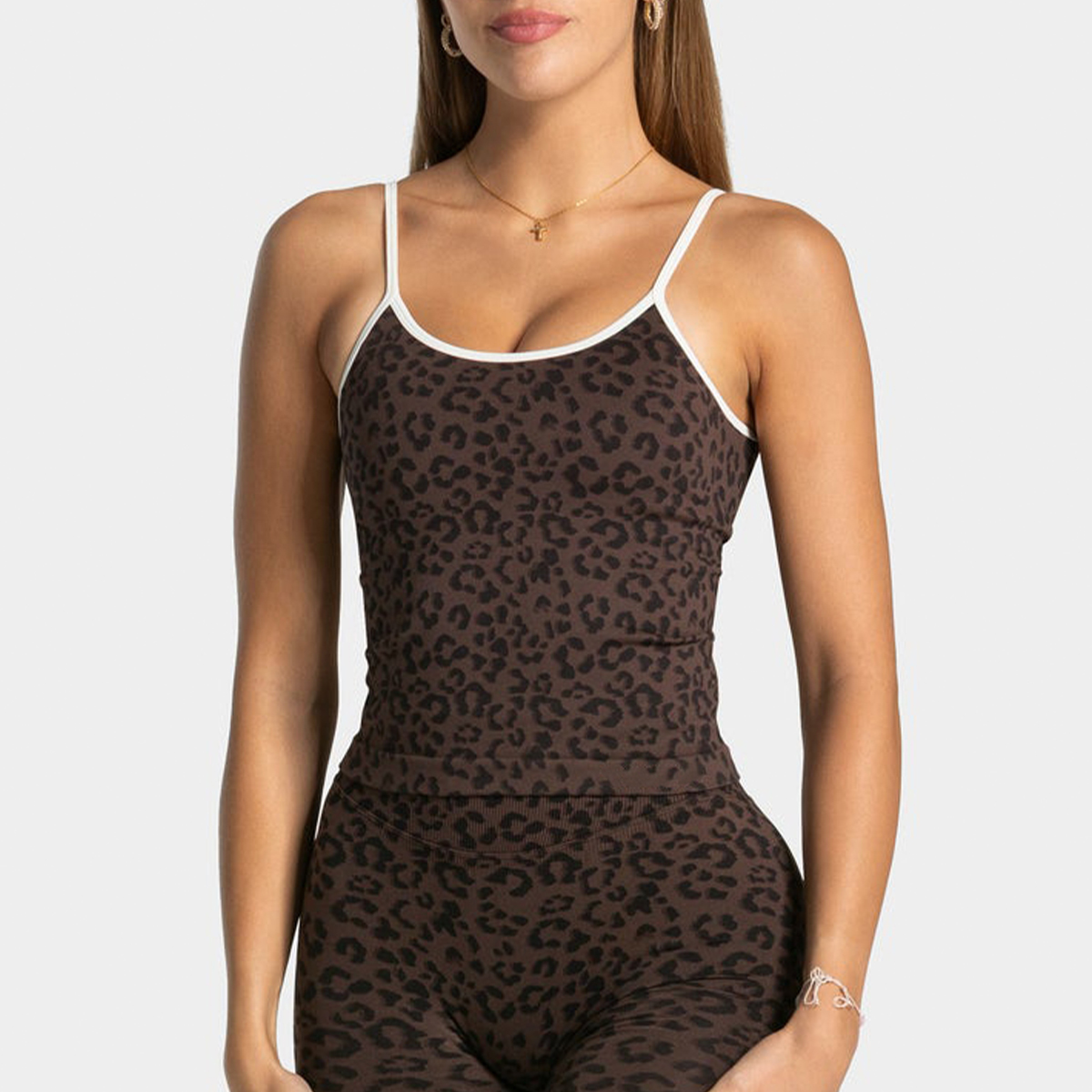 Sexy Leopard Print Yoga Tank T - Pilates Yoga Wear ulasan dan harga