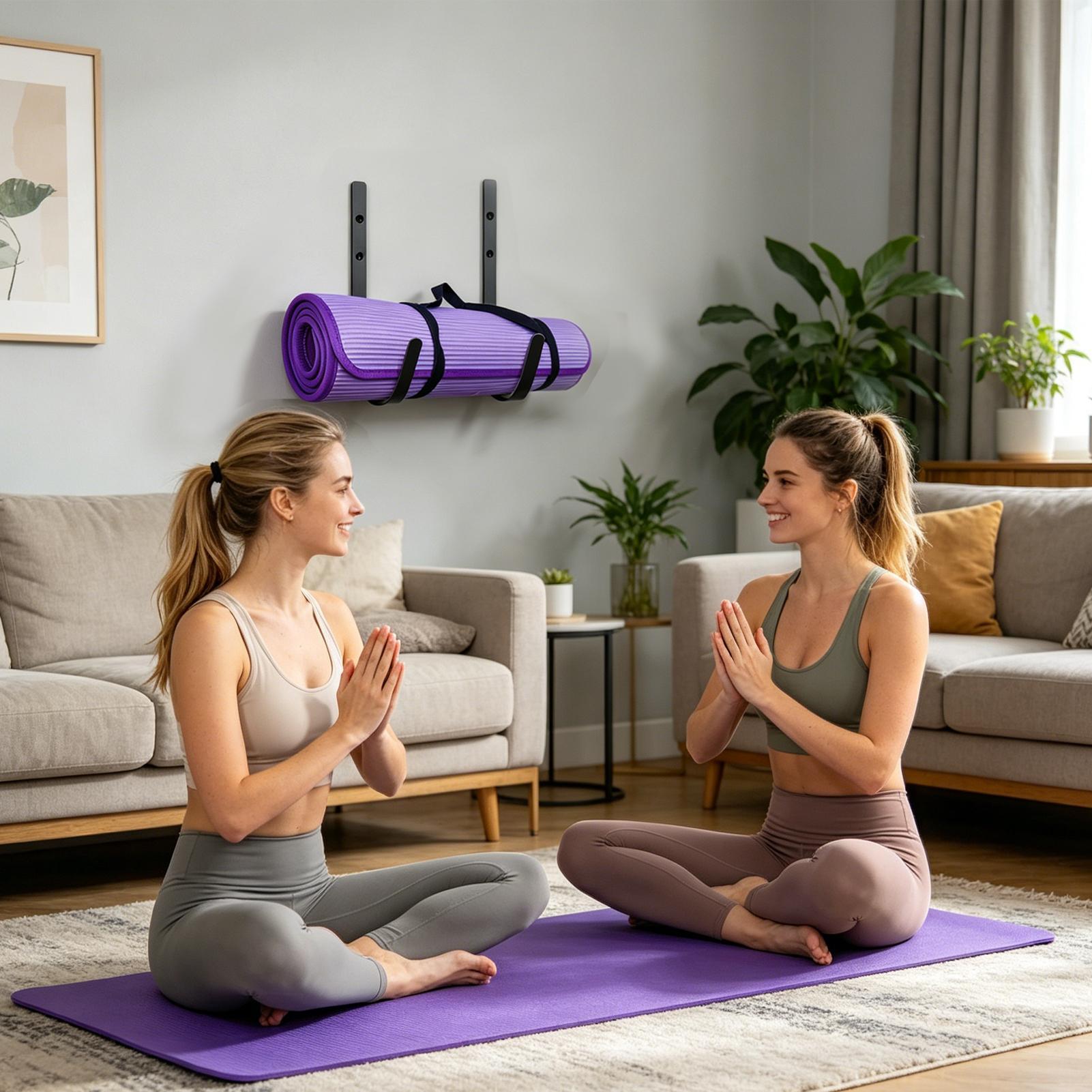 Yoga Mat Wall Mount Foam Rolle - Pilates Yoga Garage ulasan dan harga