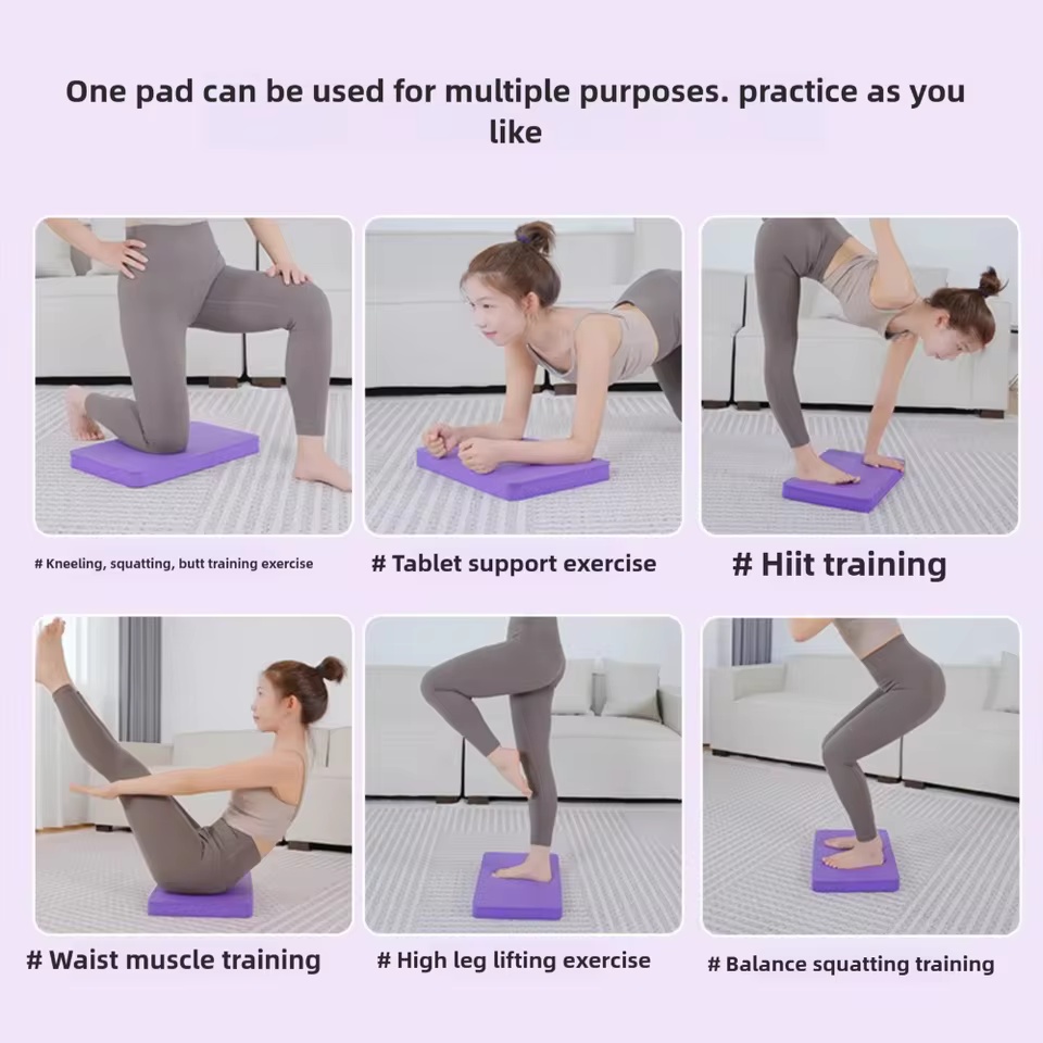 1pc Non‑Slip Foam Balance Pad, - Pilates Yoga Matte ulasan dan harga