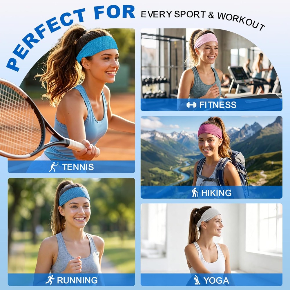 Cooling Sports Headband Breath - Pilates Yoga Towel ulasan dan harga