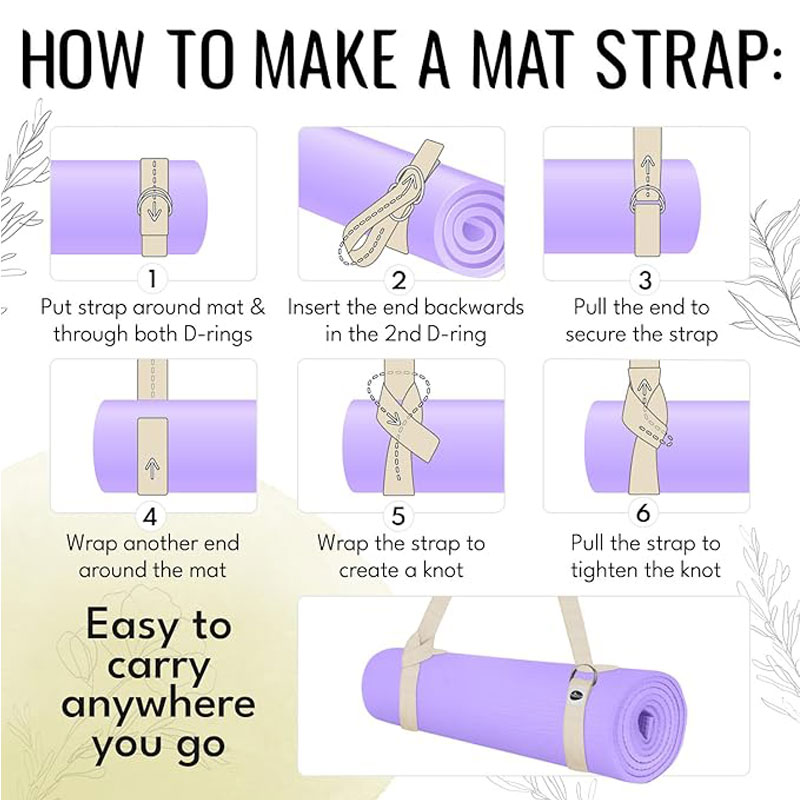 Adjustable Non Slip Strap, Sui - Pilates Yoga Matte ulasan dan harga