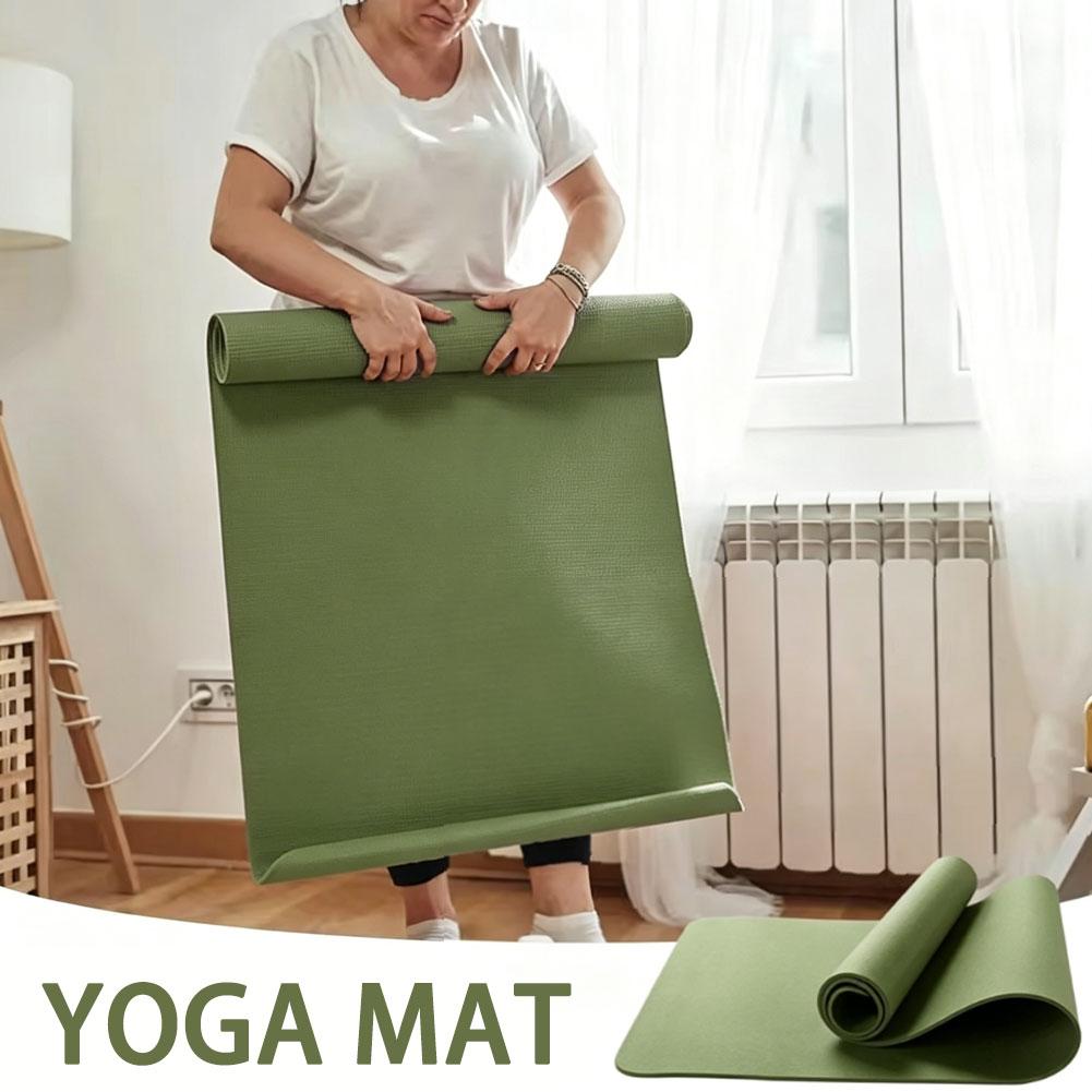 1/2Pcs Thick Yoga Mat Anti-ski - Pilates Yoga Matte ulasan dan harga
