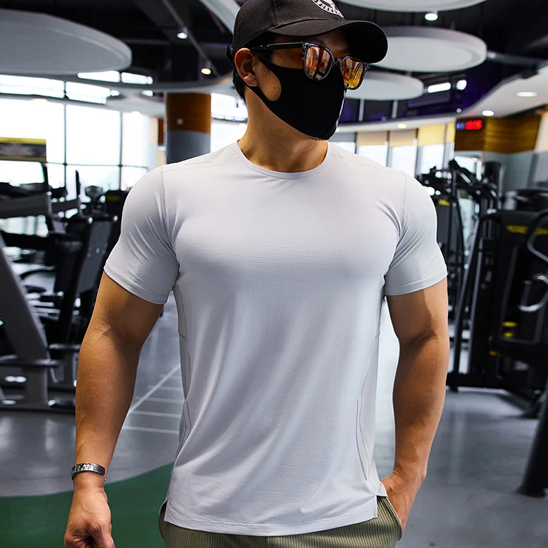 Men Sports T-shirt Dry Fit Sho - Pilates Yoga Wear ulasan dan harga