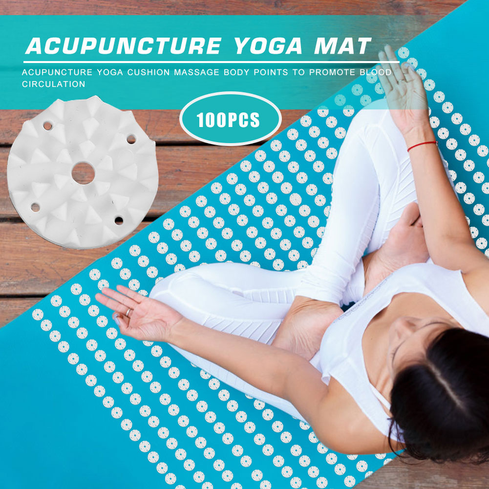 100pcs/set Lotus Acupressure Y - Pilates Yoga Matte ulasan dan harga