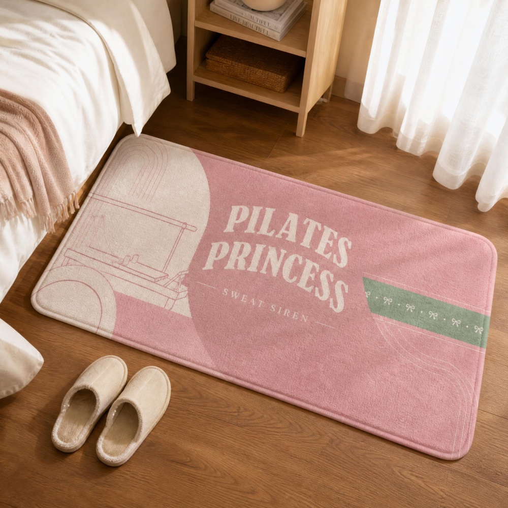 Soft Flannel Rectangular Floor - Pilates Yoga Garage ulasan dan harga