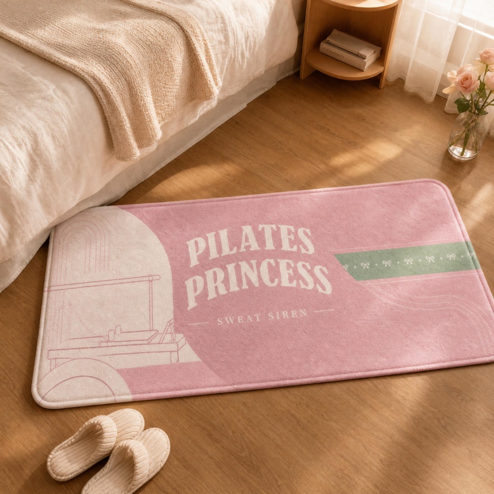 Soft Flannel Rectangular Floor - Pilates Yoga Garage ulasan dan harga