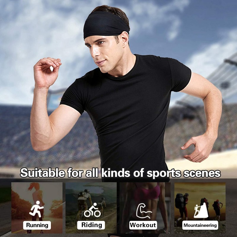 5Pcs Sport Elastic Headbands Y - Pilates Yoga Towel ulasan dan harga