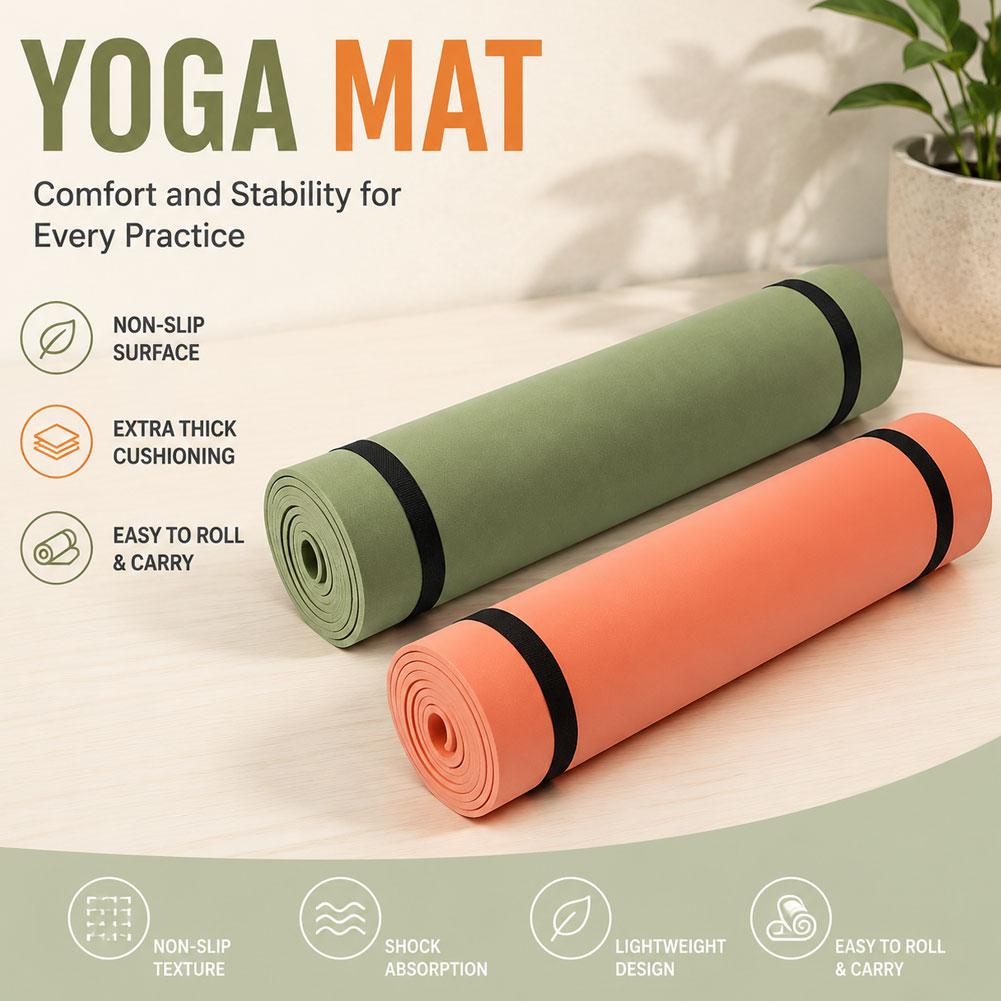 180x50cm Non-slip Pilates Yoga - Pilates Yoga Matte ulasan dan harga